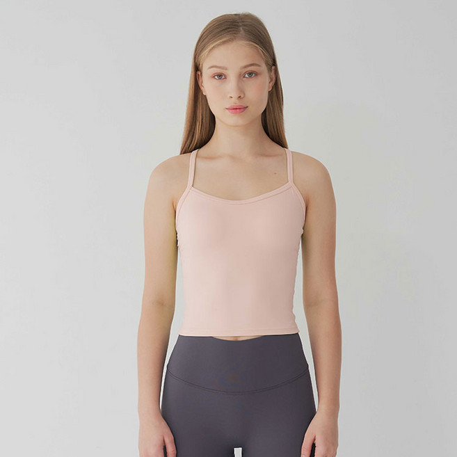 컴포트랩 와이백 스포츠 통기성 롱 브라탑