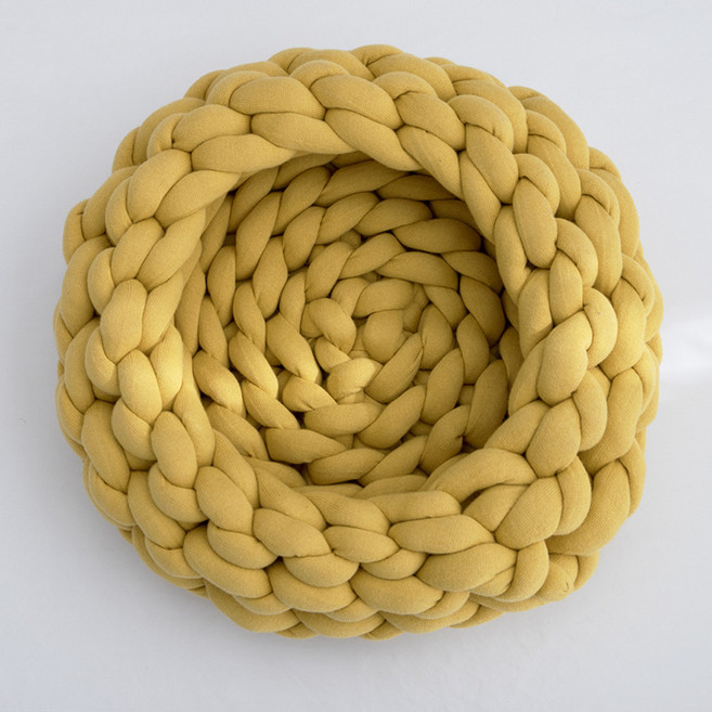 마켓피아 반려동물 핸드메이드 diy재료 집 40cm, 1개, 14 노란색