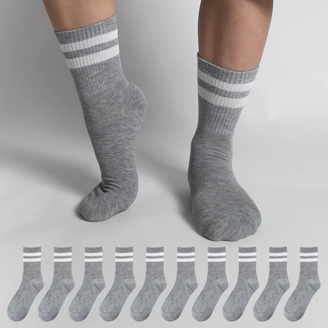 Si Ner socks 男士 Ringle 中筒襪 10雙組