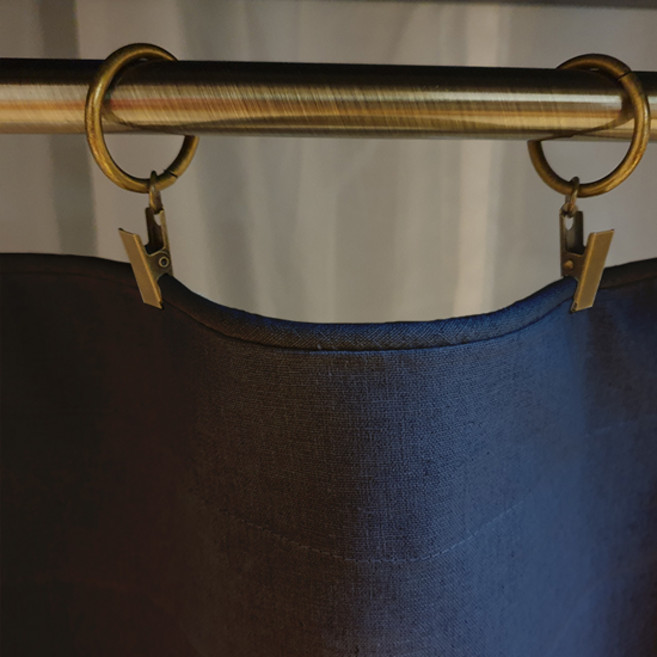 디자인스올 바란스 및 가리개 다용도 린넨커튼 2p