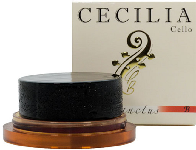 CECILIA Sanctus 大提琴松香 全尺寸, 1個, 黑色 + 橘色
