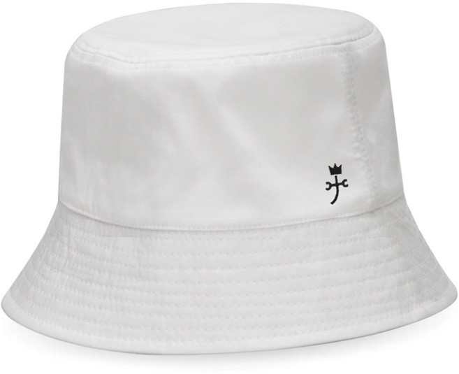 까스텔바작 자수 누빔 코튼 버킷햇 CS4CP109, 화이트, 1개