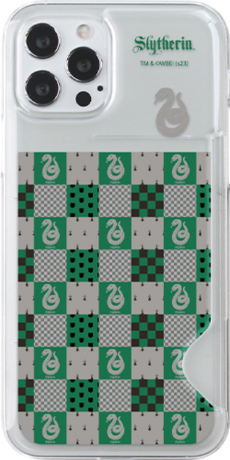 해리포터 패턴 반투명 카드 슬림 휴대폰 케이스