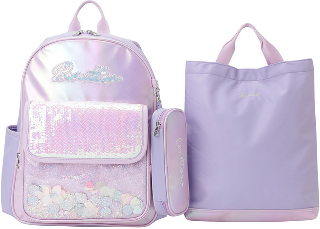 베네통키즈 펄비즈 책가방 + 필통 + 보조가방 세트 QCBGP3411LV