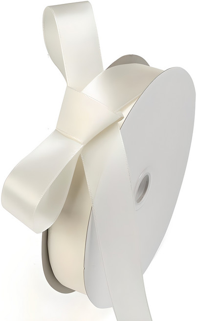 GILGRI 禮品包裝緞帶 25mm, 36m, 米白色, 1捲