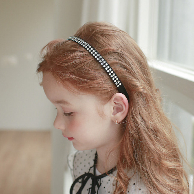 럭키밤비네 라인스톤 헤어밴드