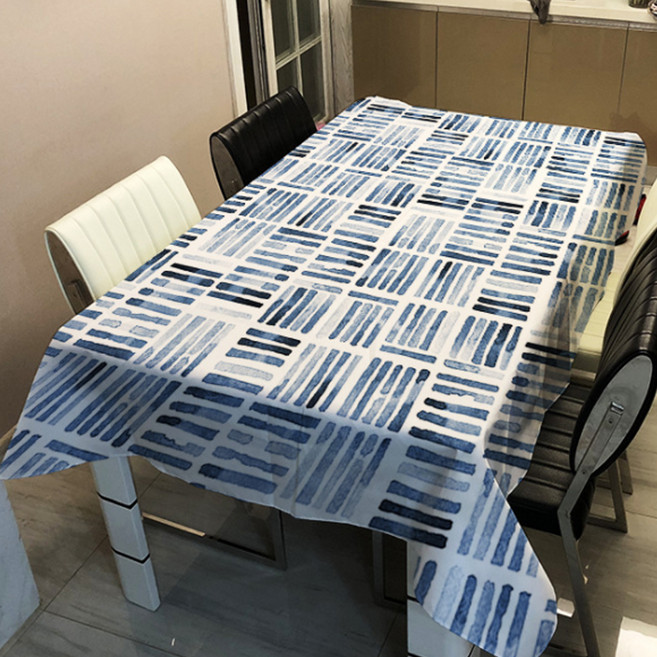 알럽홈 랜덤 패턴 프린팅 스퀘어 홈 테이블 커버, TYPE18, 90 x 90 cm, 1개