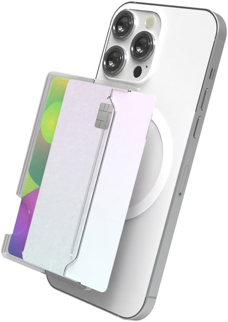 rorentech 右側 MagSafe 卡錢包式保護套, 1個, 透明