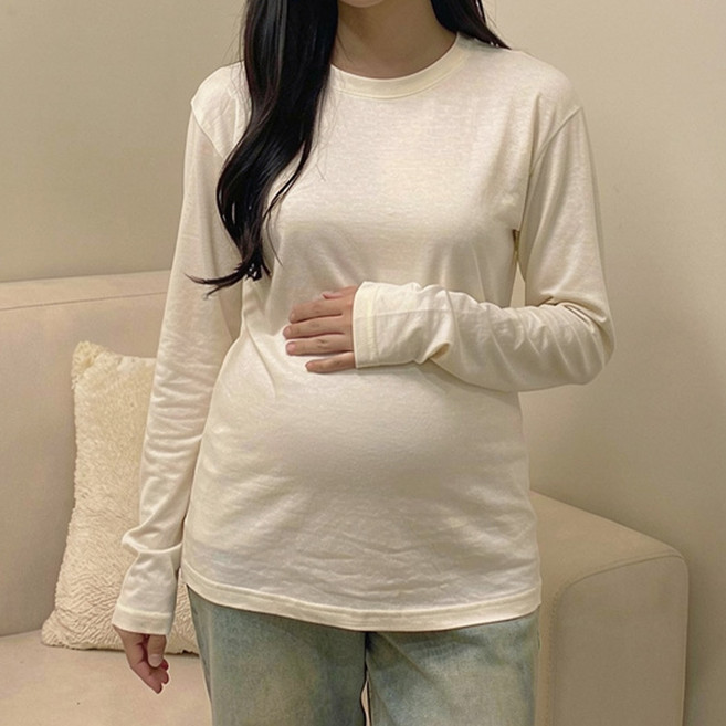 알로데 심플 루즈핏 임부 티셔츠