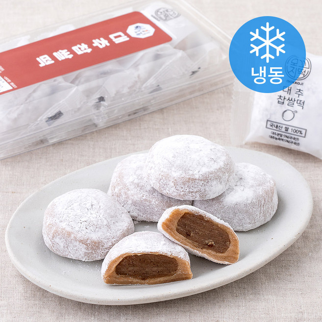 청사초롱 대추 찹쌀떡 (냉동), 60g, 5개입, 1개