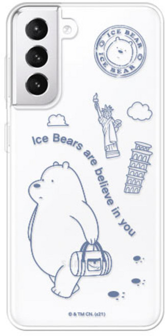 코쿼드 위베어베어스 트립파스텔 클리어 휴대폰 케이스