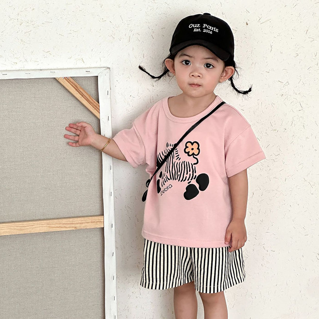 스타빈 캐주얼 애니멀 여름 상하의 세트