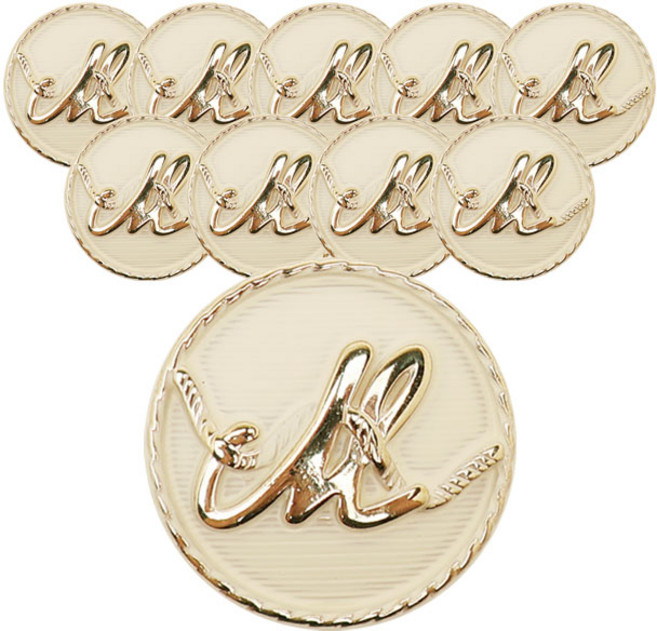 동대문단추왕 메종 단추 18mm, 아이문닦G, 10개