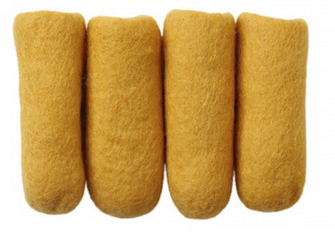 번트 의자양말 4p, 머스터드