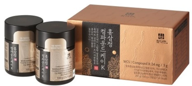 참다한 홍삼정 컴파운드케이K 2p, 1개, 200g - 쿠팡