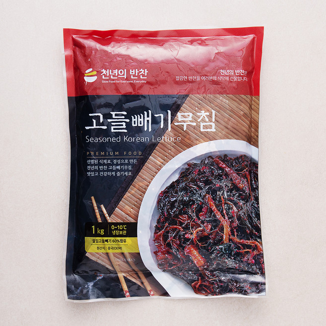 천년의반찬 고들빼기 무침, 1kg, 1개