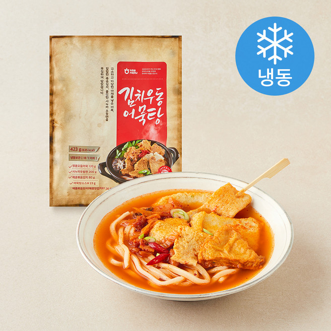 한마루 김치우동 어묵탕 (냉동), 423g, 1개