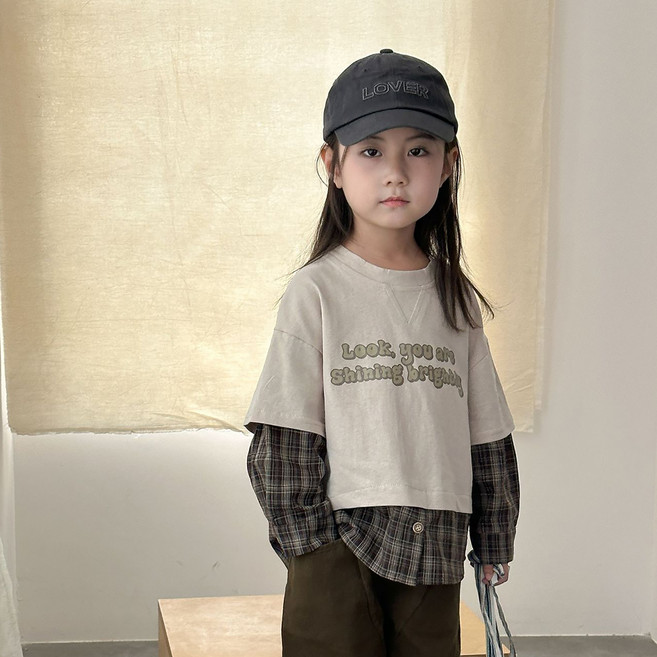 스타빈 샤이닝 레이어드 긴팔티셔츠