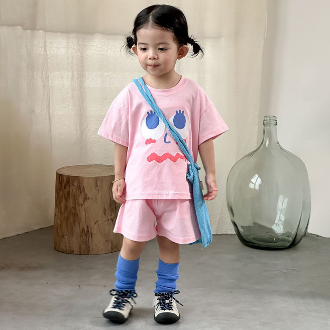 Starbean Face 夏季休閒短袖套裝