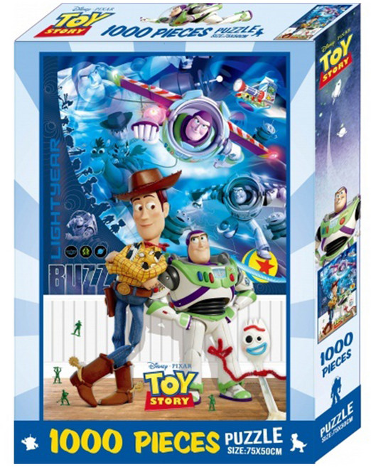TOY STORY 玩具總動員 拼圖 D, 1000片, 多色, 1盒