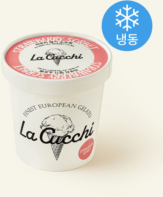 라쿠치 딸기 소르베 (냉동), 473ml, 1개입, 1개