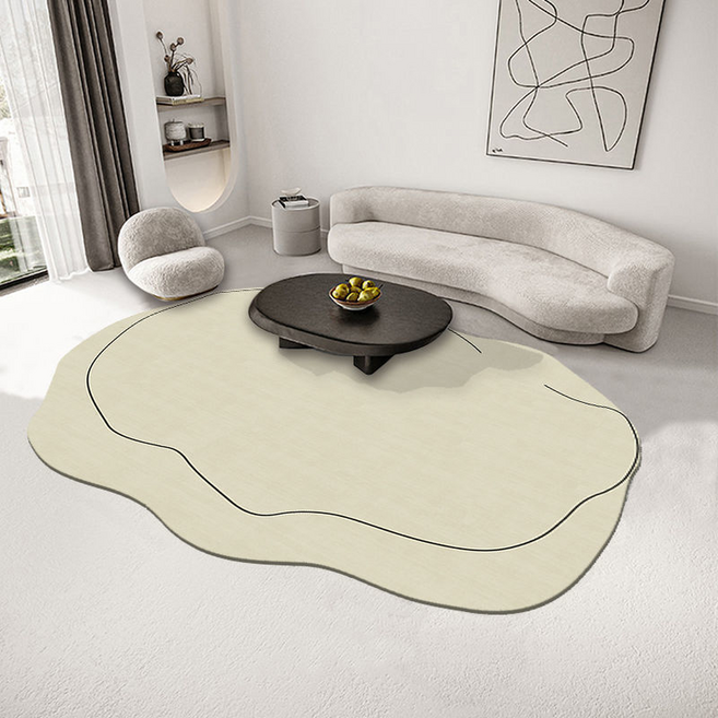 네오펀 와비사비풍 거실 인테리어 크리스탈벨벳 러그 스타일 F