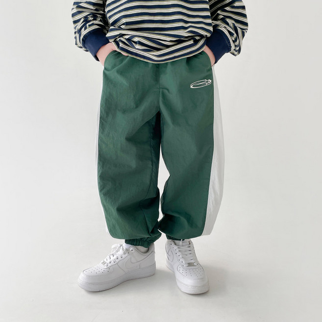 BerryCloset 兒童Bridge尼龍束口褲