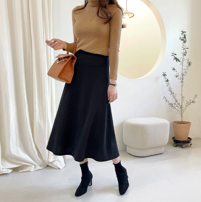 saystyle 女款波紋A字長裙