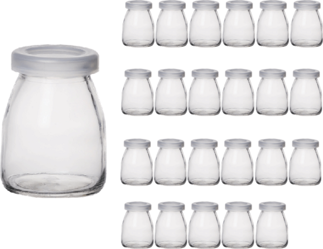 서울패키지 요거트 푸딩 유리병, 24개, 150ml