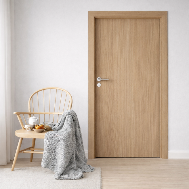 시트몰이 현관문 시트지, 메이플 오크