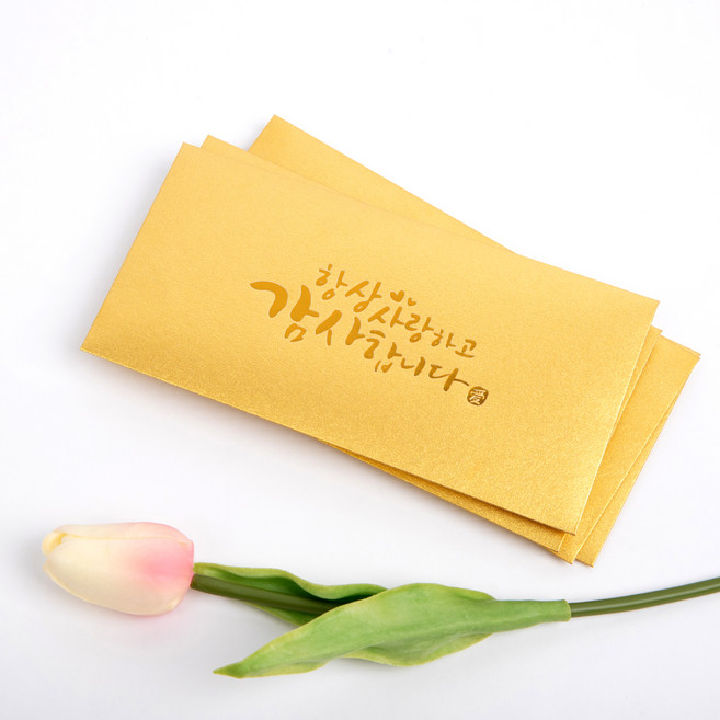 Good given 優質高級感謝紅包袋 金色 10入, 10個