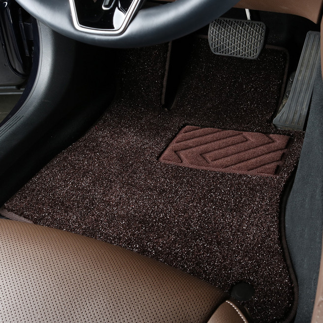 3W 에코라이너 POE 카매트 1 + 2열 세트, 현대 제네시스 G80 4륜 2020.4~2023.11, 다크브라운