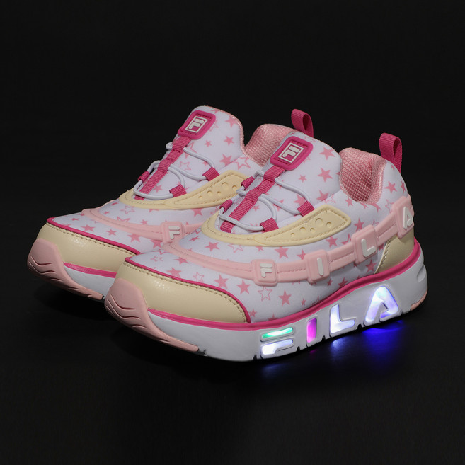 휠라키즈 아동용 꾸미 라이트 스타 운동화 3XM01333E