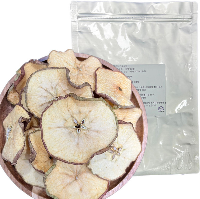 국내산 건조사과, 100g, 1개