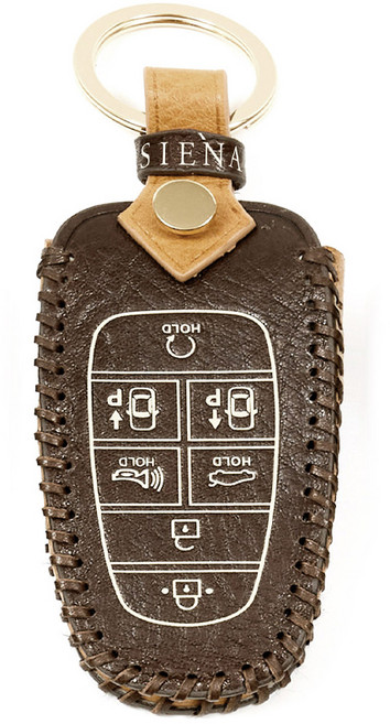 시에나 피렌체 자동차 키홀더 키케이스, 1개, 체스트넛브라운, 현대 G Type