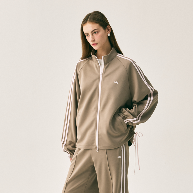 널디 여성용 리본 트랙 탑