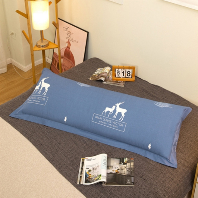 소니오 싱글 패턴 프린트 롱 베개커버