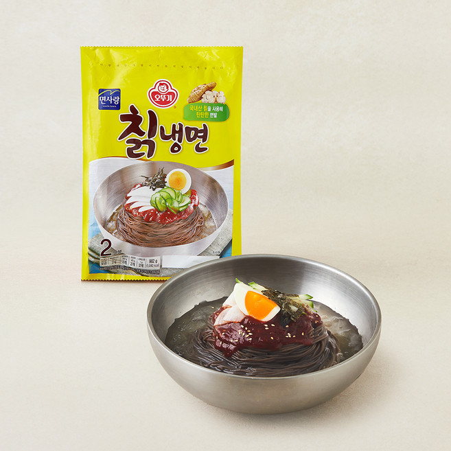 오뚜기 칡냉면 2인분, 982g, 1개