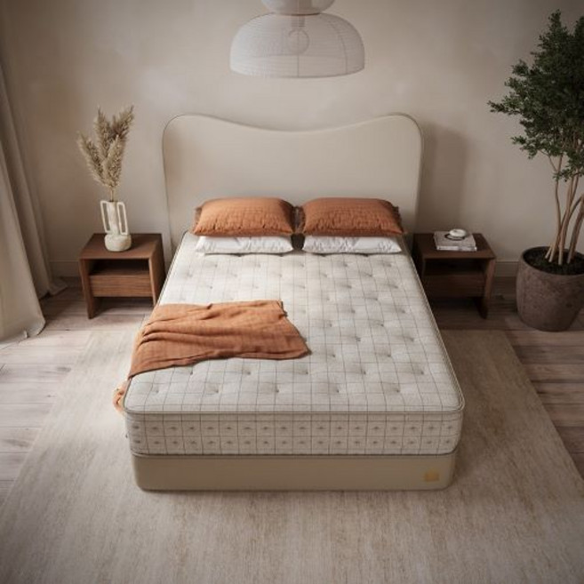 까사미아 마테라소 아틀리에 하드 매트리스 방문설치, 아이보리, 260mm