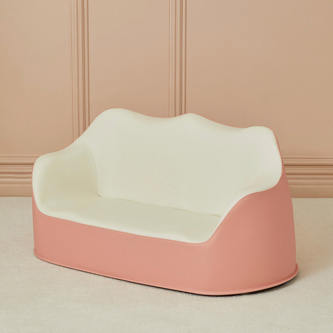 리에또 유아용 프리미엄 2인용 소파, 피치