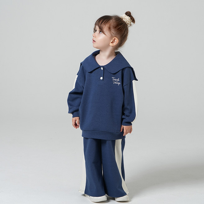 KIDSCOMO 女童用 Cha Cha 上下衣套裝