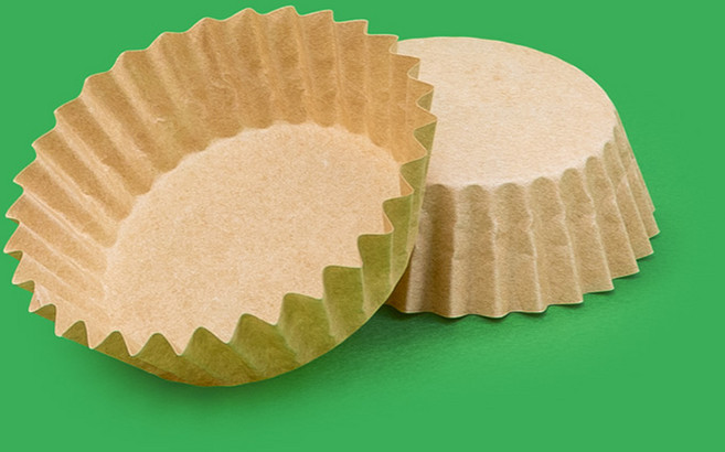 제이팩토리 실리콘코팅 베이킹 머핀컵 65mm, 크라프트, 100개