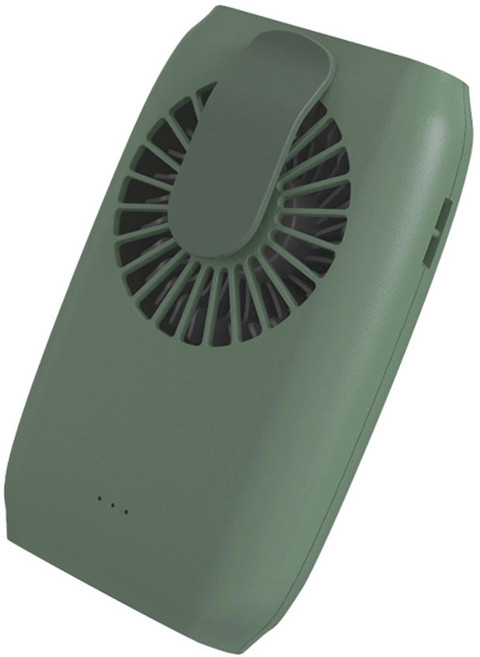 휴켓 다기능 휴대용 넥밴드 선풍기, WT-F22, 카키