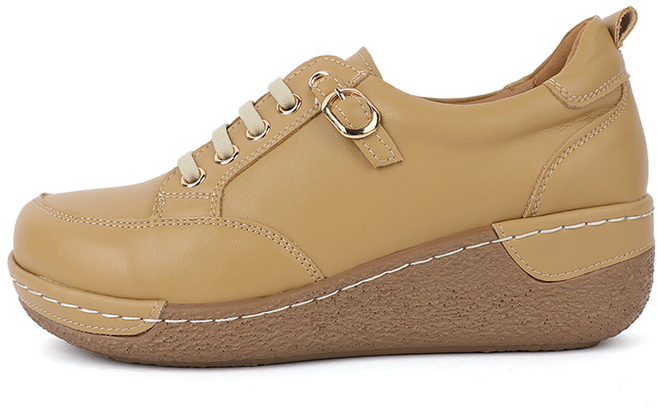 제이슈 소가죽 버디스 통굽 스니커즈 5.5cm