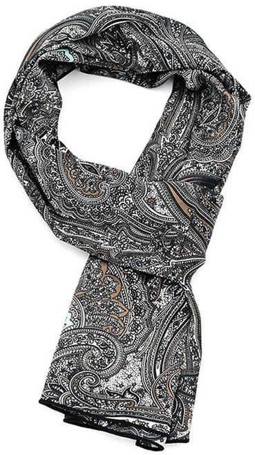 WIMAC 男士變形蟲圖騰長圍巾