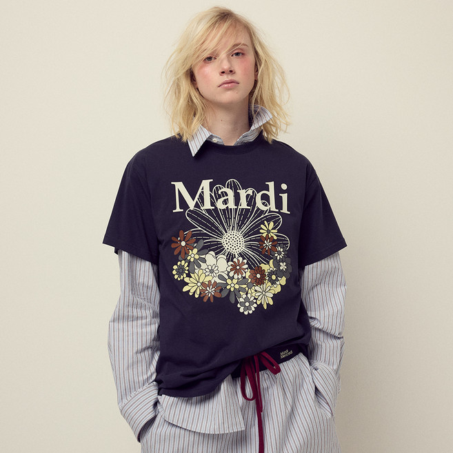 Mardi Mercredi 女款花卉印花棉質T恤
