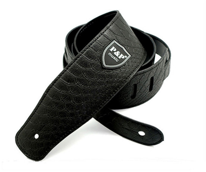 와이든컴퍼니 기타 스트랩 멜빵끈 블랙, 1개