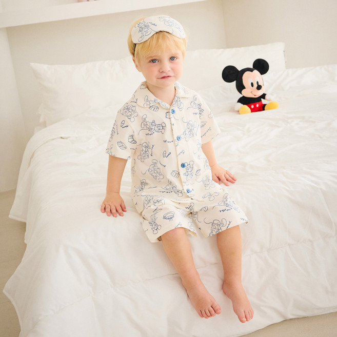 몰리멜리프렌즈 디즈니 미키마우스 스윗모닝 반팔 파자마