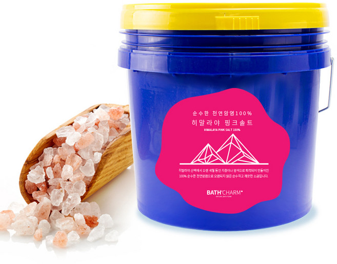 바스참 히말라야 핑크솔트 굵은입자 입욕제, 10kg, 1개