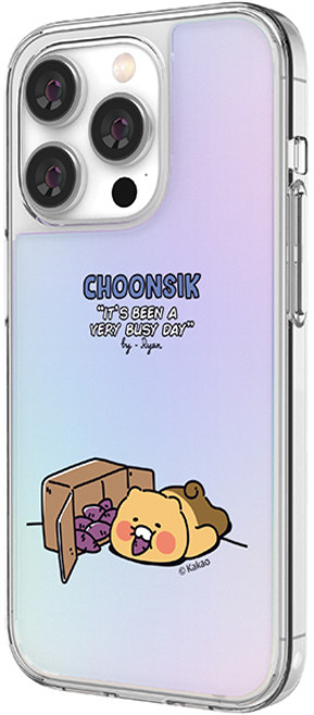 카카오프렌즈 춘식이 카툰 하루 홀로그램 휴대폰 케이스